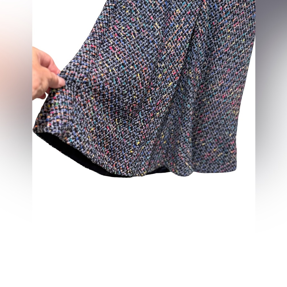 Shoshanna EUC Sz 0 Beautiful Multi-Colored Tweed Patterned Mini Dress (0578) - Picture 8 of 14